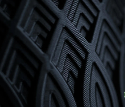 Crest Container – Premium Reusable Storage Jar with Geometric 3D Pattern | Made from Virgin Plastic | Airtight & Stylish Design for Home & Office Use