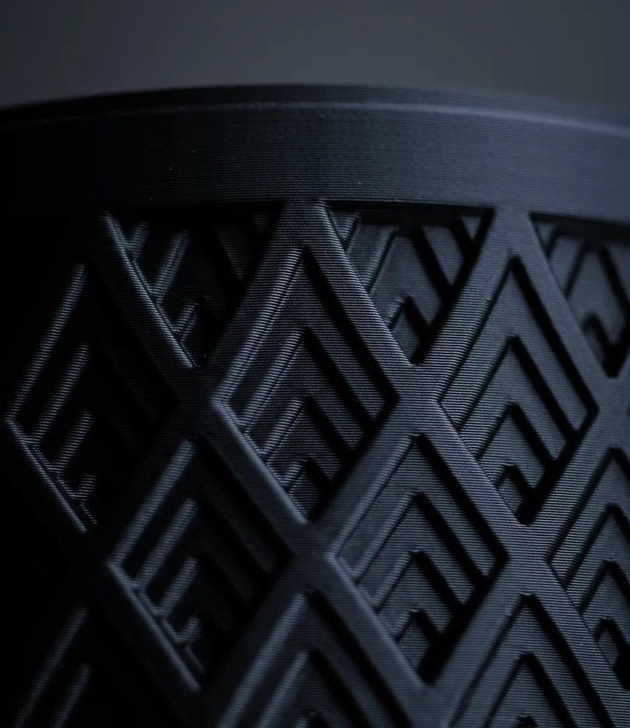 Crest Container – Premium Reusable Storage Jar with Geometric 3D Pattern | Made from Virgin Plastic | Airtight & Stylish Design for Home & Office Use