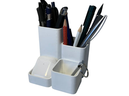 Marble Look Desk Organizer & Pen Stand – Stylish and Functional Workspace Solution