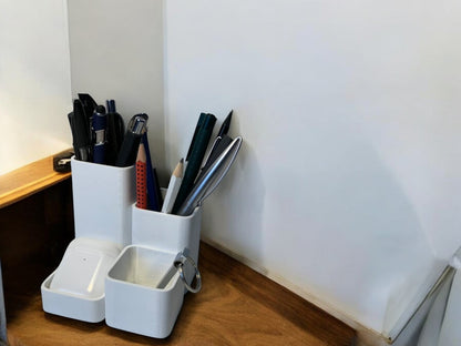 Marble Look Desk Organizer & Pen Stand – Stylish and Functional Workspace Solution