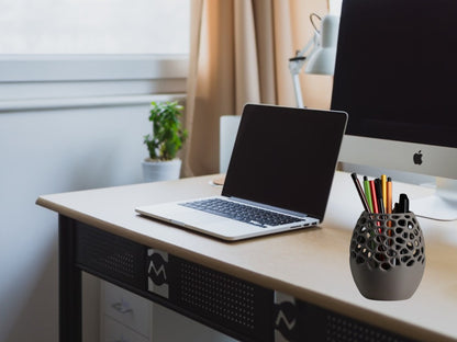 Unique Look Desk Organizer & Pen Stand Pot– Organize in Style