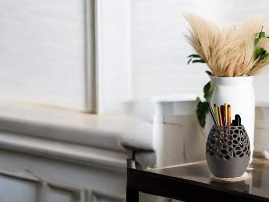 Unique Look Desk Organizer & Pen Stand Pot– Organize in Style