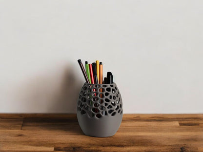 Unique Look Desk Organizer & Pen Stand Pot– Organize in Style