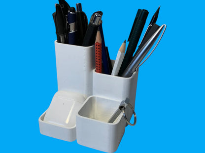 Marble Look Desk Organizer & Pen Stand – Stylish and Functional Workspace Solution