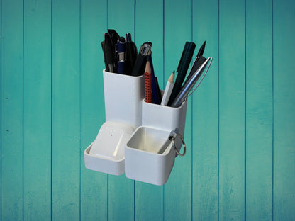 Marble Look Desk Organizer & Pen Stand – Stylish and Functional Workspace Solution