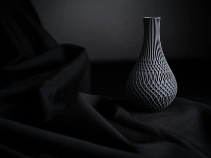 Hydra Decorative Vase – Premium Virgin Plastic Flower Pot with Modern Geometric Design for Home & Office Décor