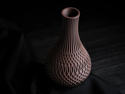 Hydra Decorative Vase – Premium Virgin Plastic Flower Pot with Modern Geometric Design for Home & Office Décor