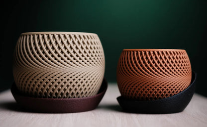 GadgetGifters Unique Planter Pot CURVE – Stylish, Modern &amp; Perfect for Home Décor