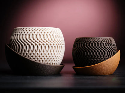 GadgetGifters Unique Planter Pot CURVE – Stylish, Modern & Perfect for Home Décor